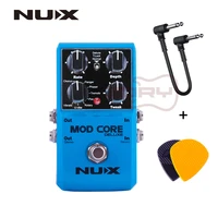 nux mod core deluxe guitar effect pedal 8 modulation effects preset tone lock guitarra multi modulation pedal free connector