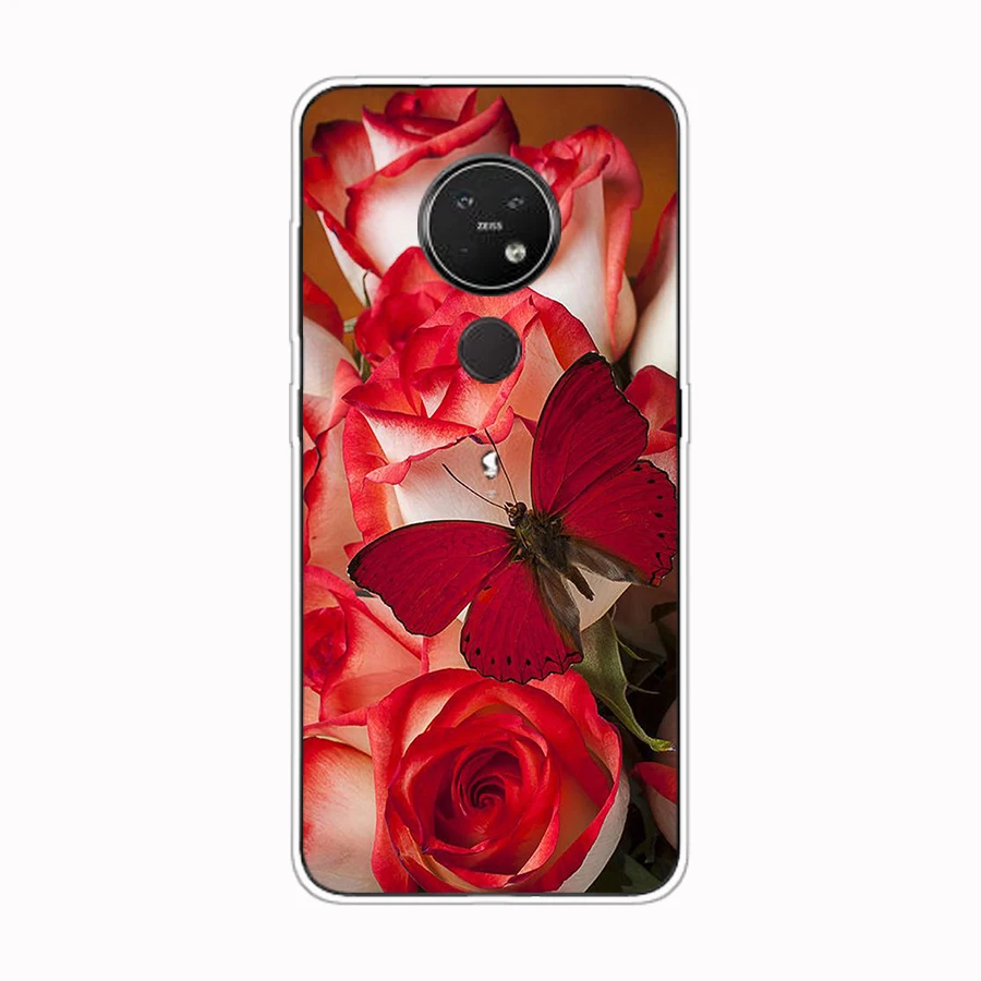 case for Nokia 7.2 cover soft tpu silicone phone housing shockproof Coque bumper cute dog cat 8 | Мобильные телефоны и
