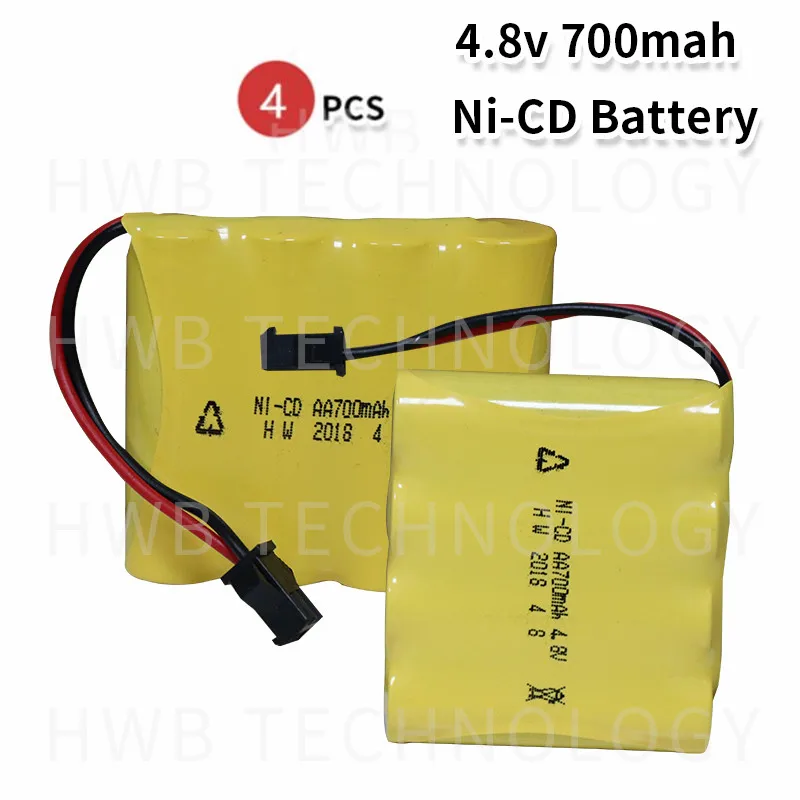 4 шт. батарейки АА 8 в 700 мАч | Электроника