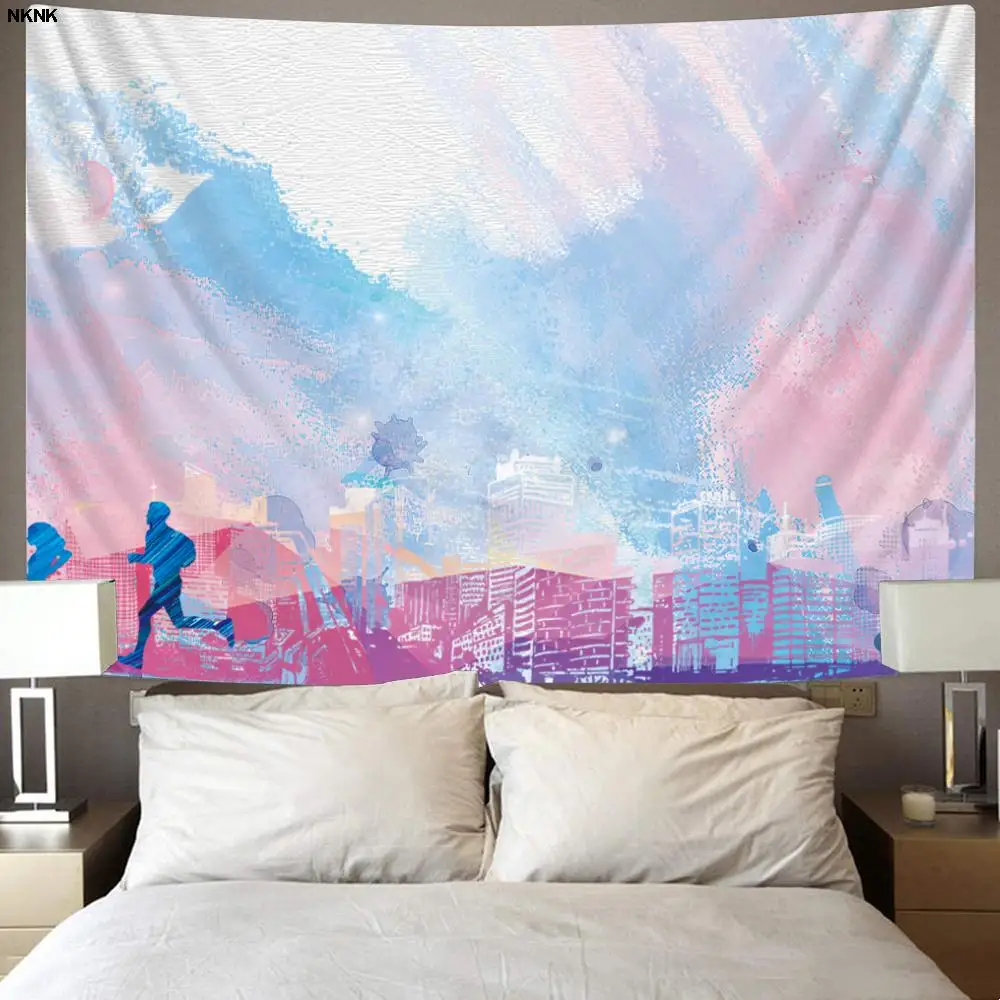 

NKNK Colorful Tapiz Psychedelic Tenture Mandala Personality Wall Tapestry Decor Boho decor Hippie New