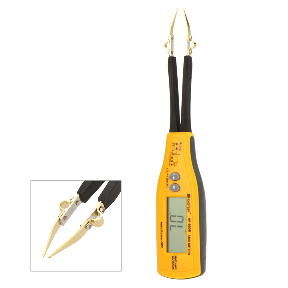 HoldPeak HP 990B автоматически настраивающийся диапазон измеритель SMD резистор