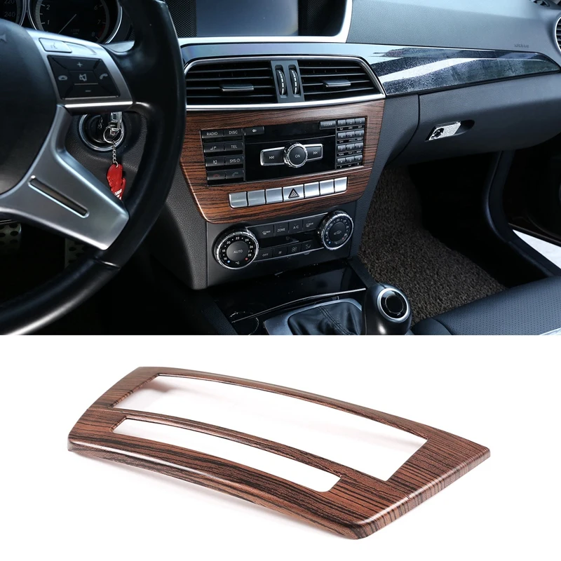 Центральная панель автомобиля CD рамка обшивка для Mercedes Benz C Class W204 2010 2014 интерьер