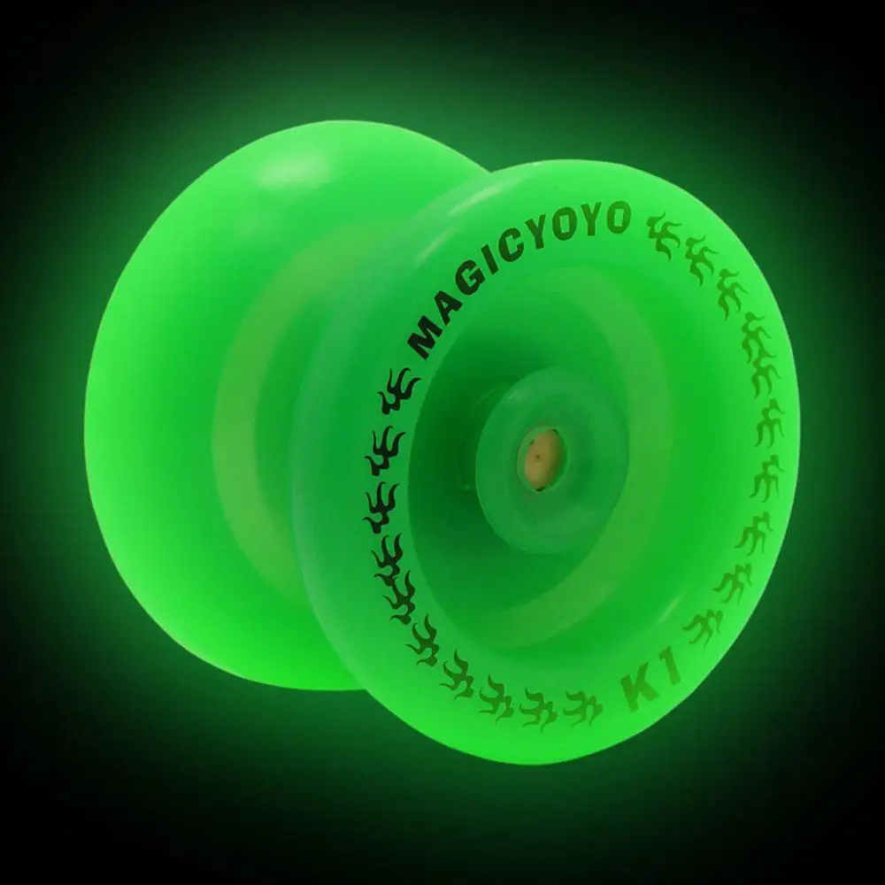 MAGICYOYO Профессиональный K1 ABS Spin YoYo мяч светится в темноте для начинающего игрока
