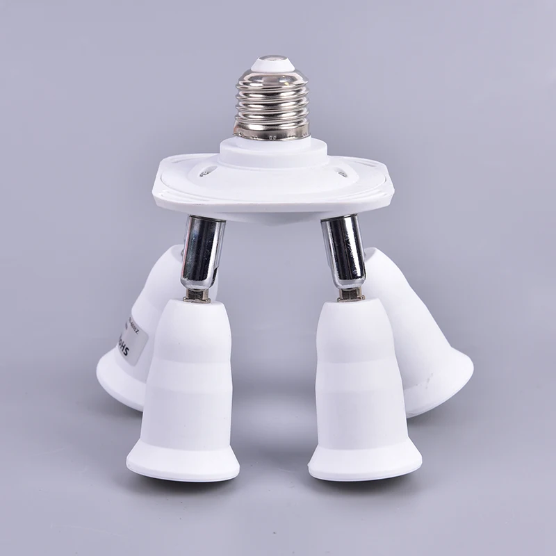 

1/3/4/5 in 1 Light Socket Splitter Bases E27 Adapter Converter Holder Flexible Extended Standard for LED Lamp Bulbs