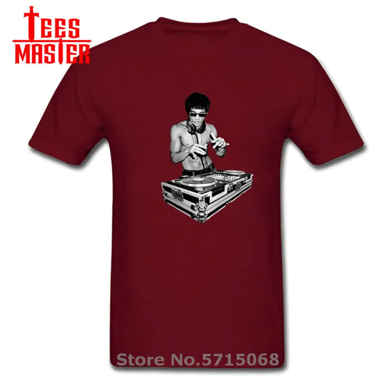 2020 футболка Брюс Ли ди-Джея с коротким рукавом повседневные топы в хипстерском