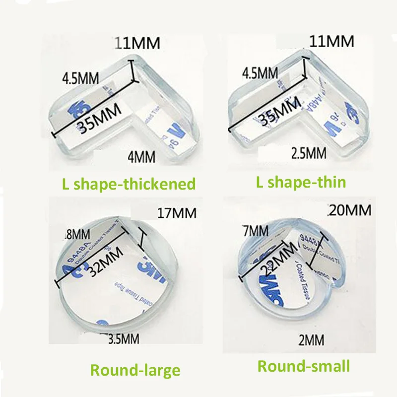 10 шт. силиконовые накладки на углы мебели для защиты от столкновений|Сувениры
