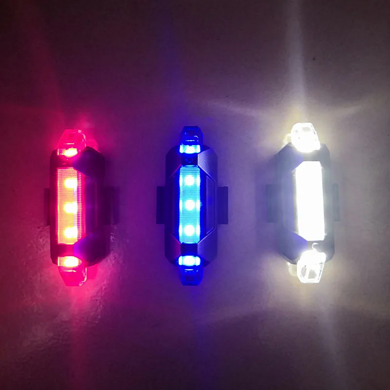 Велосипедный светильник USB Перезаряжаемый велосипедный задний s светодиодный