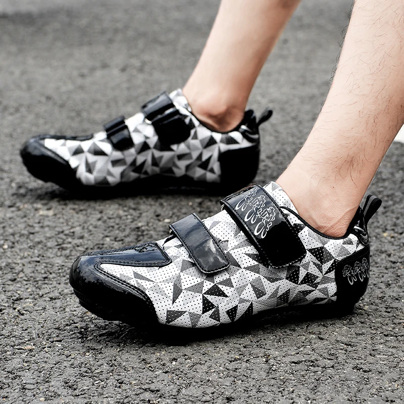 

Кроссовки для горного велосипеда, дышащие, самоблокирующиеся, спортивная обувь для шоссейного велосипеда, Нескользящие, для женщин и мужчи...