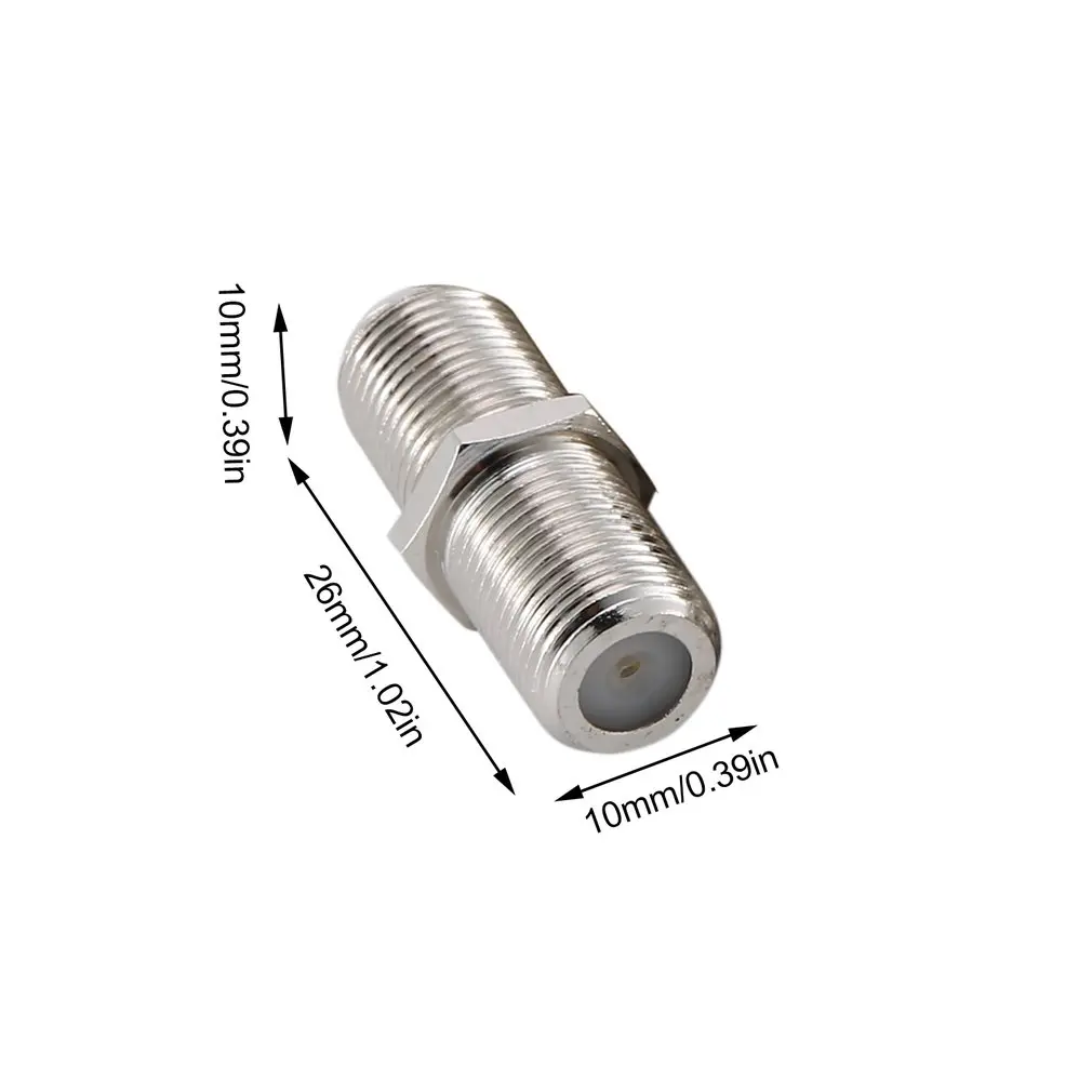 

All Copper Through Head Coaxial Cable Through Head Great Reliability Accessories For Cable TV Satellite TV Family TV