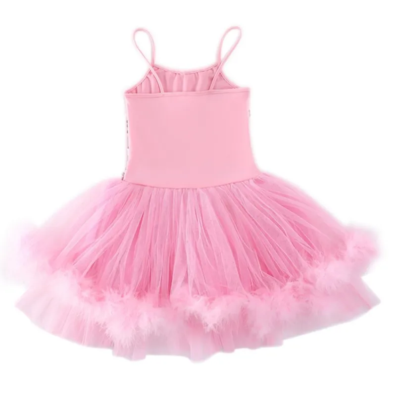 Детское танцевальное платье для девочек модный лаконичный балетный костюм