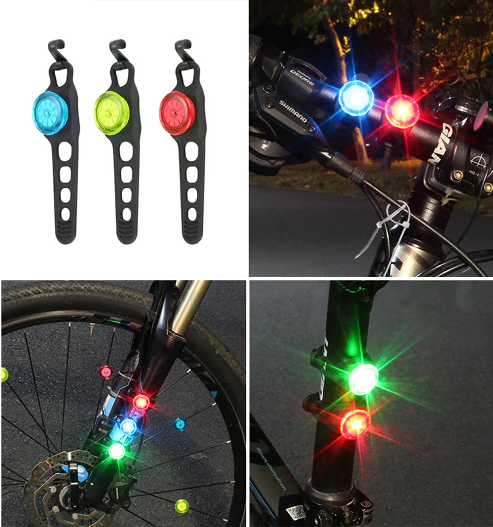 Задний фонарь для велосипеда задний горного ночной езды водонепроницаемый мини