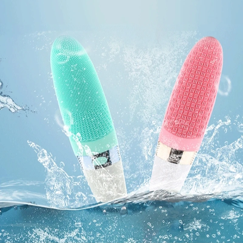 

Electric Silicone Bath Brush Back Scrubber 4 Heads USB Rechargeable Rotating Shower Massager Dry Battery