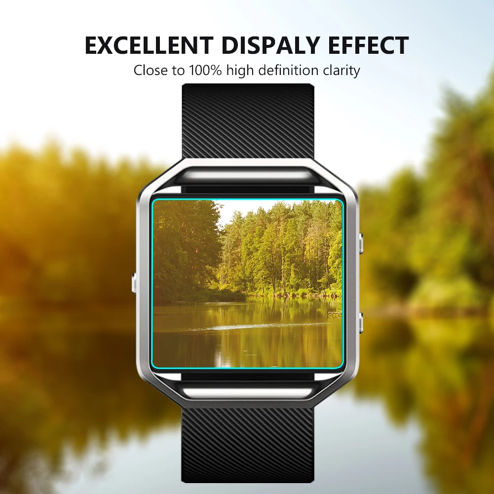 Прозрачная защитная пленка HD 2.5D 0 26 мм для умных часов Fitbit Blaze | Электроника
