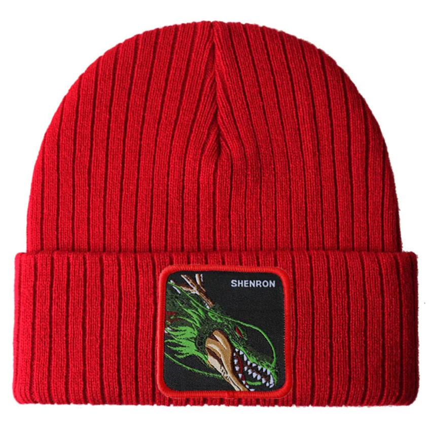 

SHENRON Knit Cap 100% Cotton Warm Winter ski Beanie BUU Knitted Hat Skullies & Beanies Unisex fashion outdoor caps
