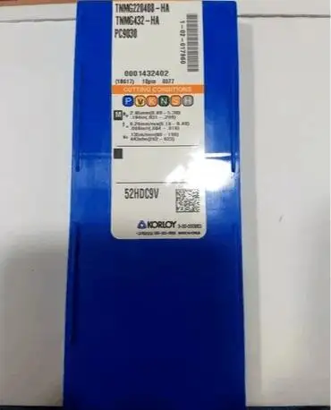 TNMG220408 HA PC9030 Токарные Вставки вольфрамовый Карбид 100% оригинальные