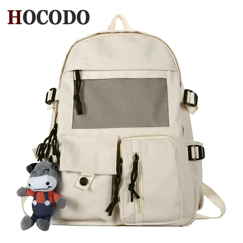 

Backpack Anti-Theft Ladies Shoulder Women Casual Pure Color Quality College Student Travel