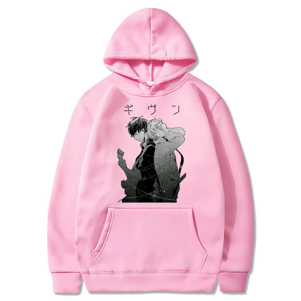 Аниме Yaoi Bl с музыкой мужские толстовки Harajuku Забавный пуловер свитшот унисекс