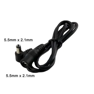 1x DC Power 5,5 мм x 2,1 мм штекер-гнездо прямоугольный адаптер Удлинительный соединительный кабель 1 м3 фута