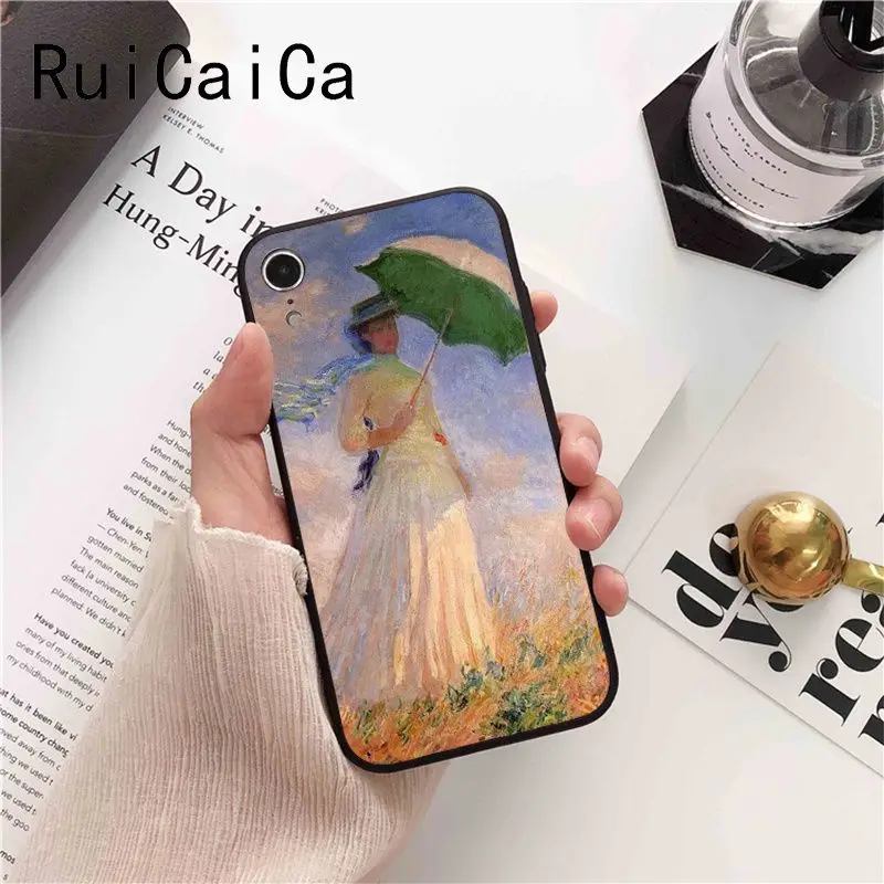 Ruicaica Claude Monet Impressionism Painter Luxury Unique Design PhoneCase for iPhone 8 7 6 6S X XS MAX 5 5S SE XR 11 Pro Max | Мобильные