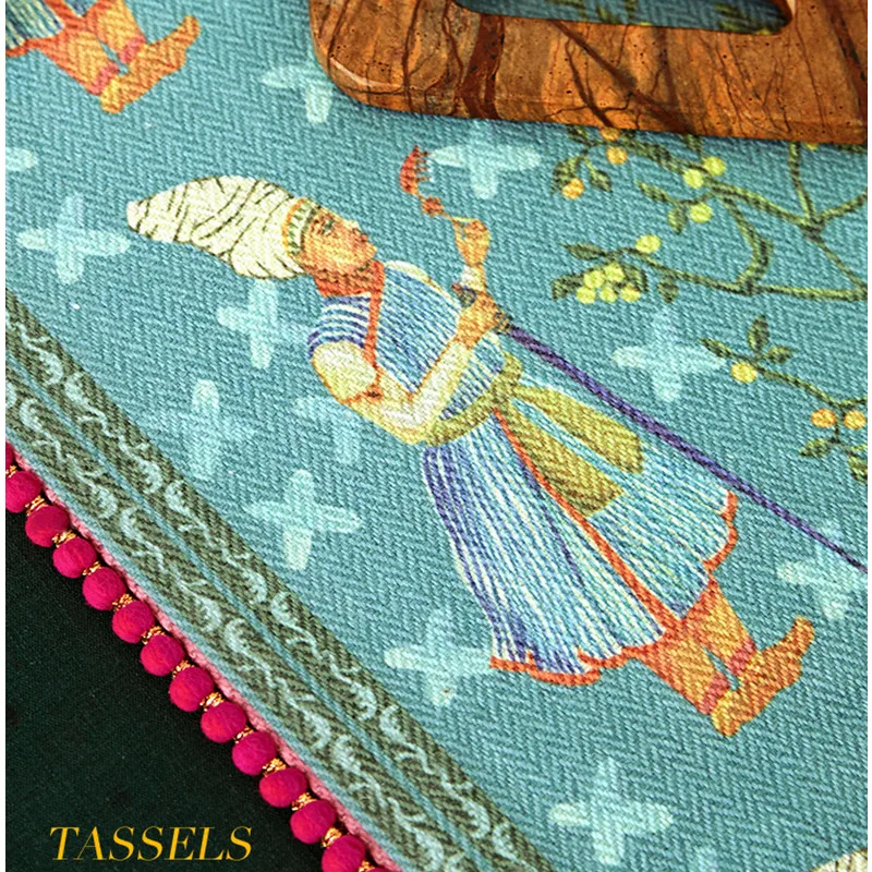Venetian businessman blue wool table runner hotel christmas decorations for home runners | Дом и сад