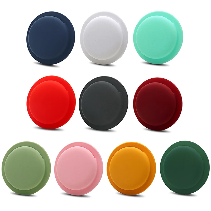 

For Apple Airtag Case Soft Silicone Anti-lost Protective Sleeve Holder Keychain Skin Cover For Apple Air Tag Locator Tracker