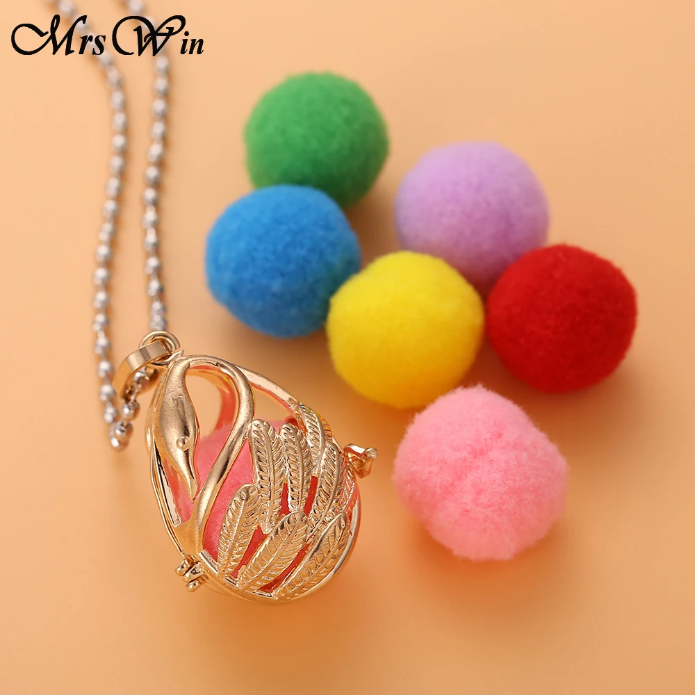 Ювелирные изделия для ароматерапии золотистый лебедь искусственная