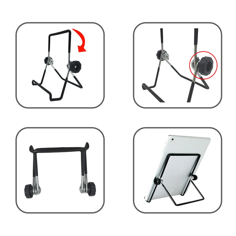 Складная регулируемая подставка для телефона и планшета настольный держатель