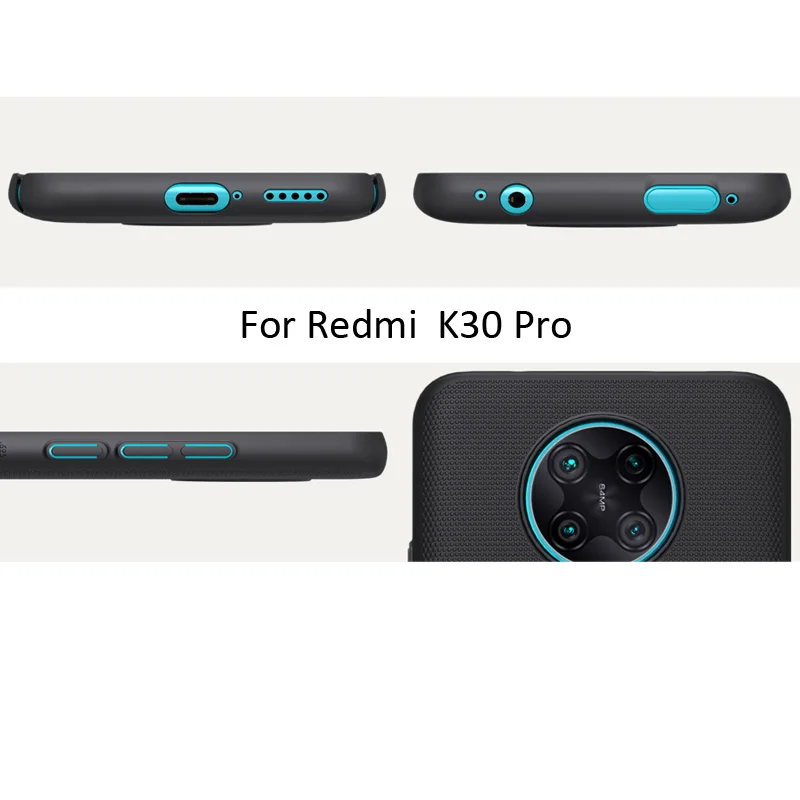 Чехол Nillkin Frosted Shield для Poco F2 Pro Redmi K30 Ultra Zoom твердый пластиковый чехол на заднюю