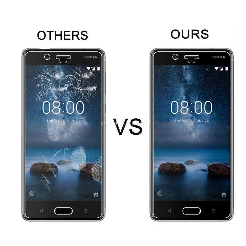 2 шт. для Nokia 7 1 Plus закаленное стекло Защита экрана 3 5 6 8 прозрачная пленка |