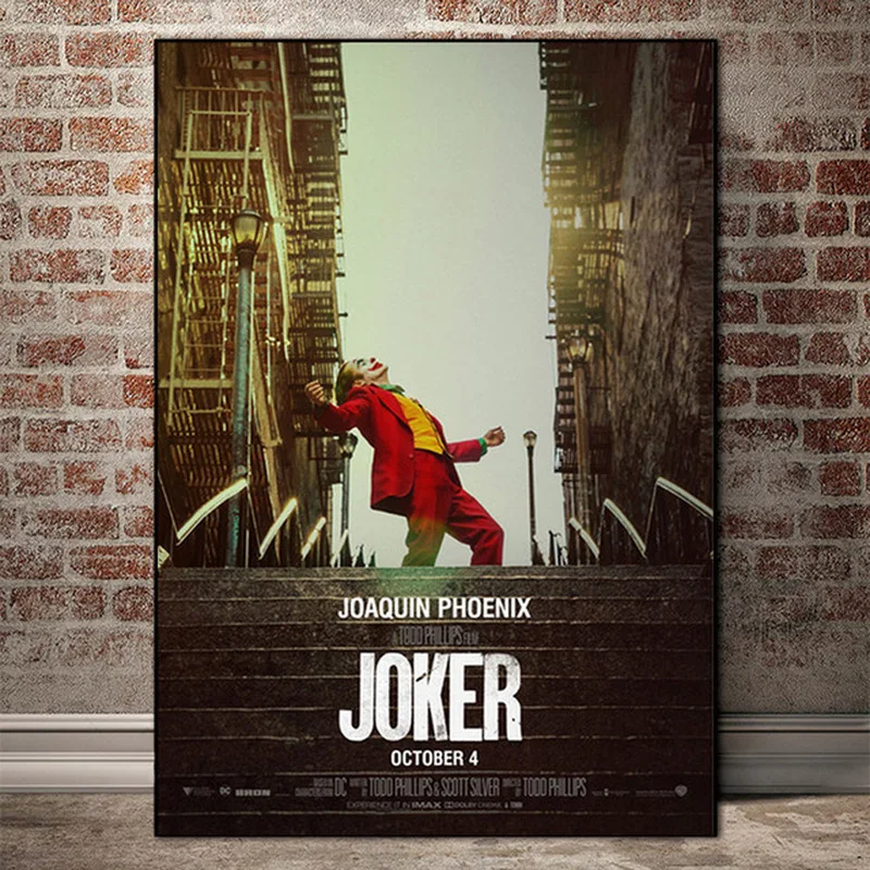 

Joker Wall Art Posters and Prints 2019 Joker Movie Comics Pictures Print Canvas Painting Modern Home Wall Decor Poster Cuadros