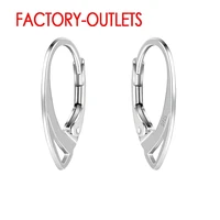 diy fashion jewelry accessories 925 sterling silver earring findings high quality 10pairs per lot ear hook unit 20pcs wholesale