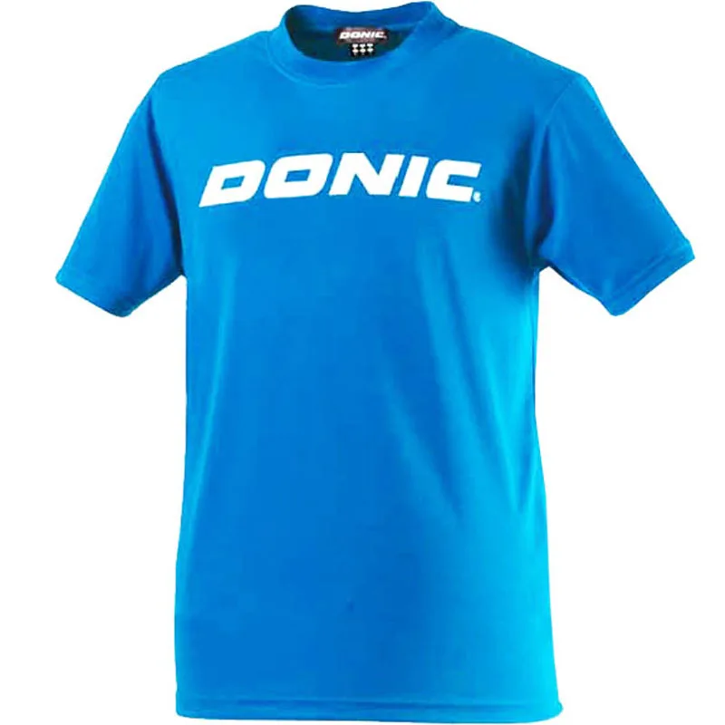 Подлинник бренда "Donic" одежда для настольного тенниса Спортивная одежда быстросохнущая с короткими рукавами, Мужская футболка для пинг-понга бадминтон спорт майки
