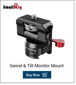 SmallRig камера БЫСТРОРАЗЪЕМНАЯ Защитная рейка 4 см 1,57 дюйма длиной с винтами 1/4 ''для ручки Nato EVF Attach-1409