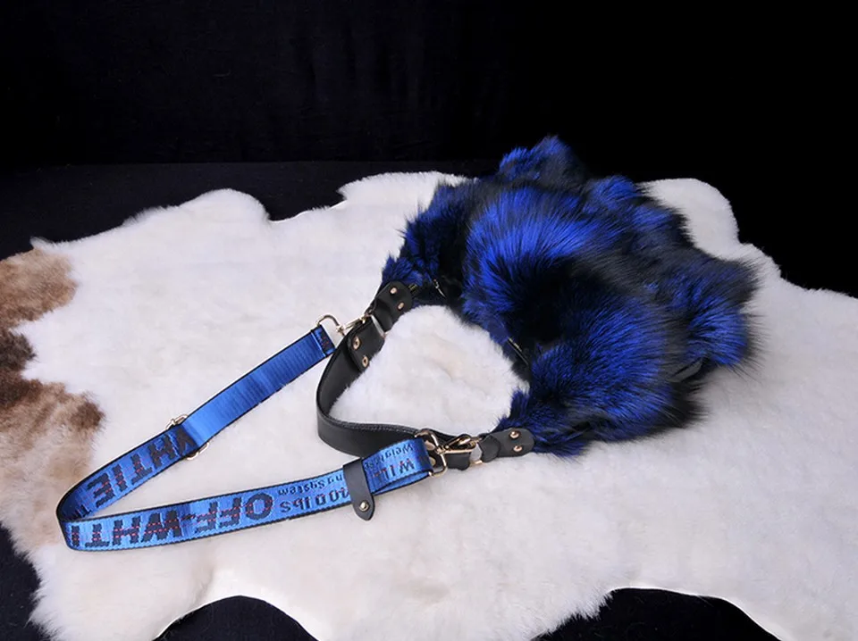FXFURS, новинка, сумки из натурального лисьего меха, женские сумки через плечо на одно плечо, сумки через плечо из меха серебристой лисы, большие женские клатчи