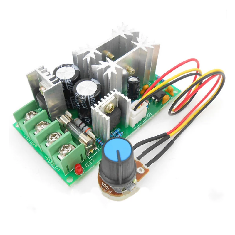 PWM Fan DC Motor Speed Controller Module 1200W 20A 12V/24V/36V/48V 25KHZ Current Voltage Regulator Drive | Обустройство дома