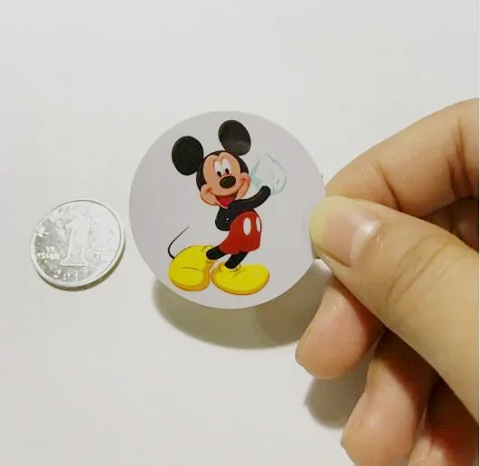 1pcs UID cartoon 1 1 шт. UID ключевые бирки наклейки этикетки RFID бирки блок 0 записываемый 13,56 МГц близость анти Металлические Карты Перезаписываемый копия клон дубликат - Цвет: 1pcs UID cartoon 1