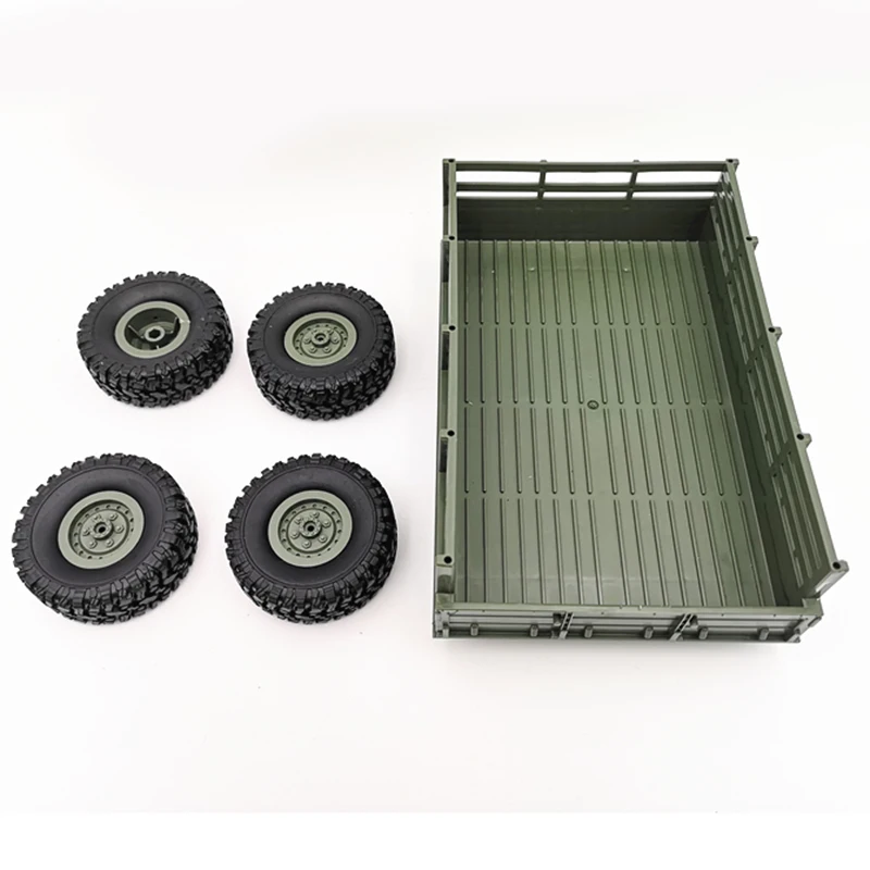 Для Wpl Rc автомобиль аксессуары Diy 4-колесный прицеп грузовик газ части автомобиля