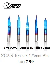 XCAN 1,0 мм 10 шт./компл. карбида Dremel PCB набор сверл