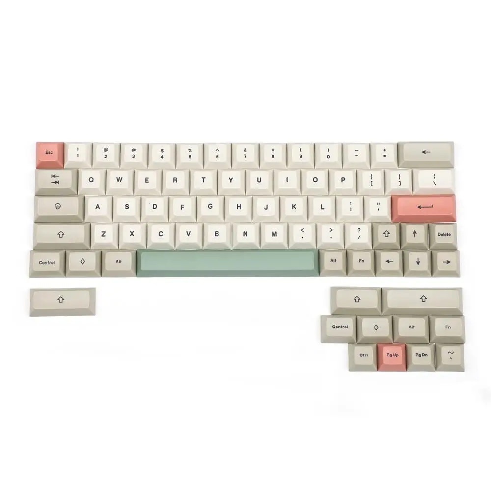 

DSA Profile 9009 Blank Dye Sub 61 64 68 ANSI Keyset Thick PBT Keycap set For MX Mechanical Keyboard GH60 XD64 GK64 Tada68