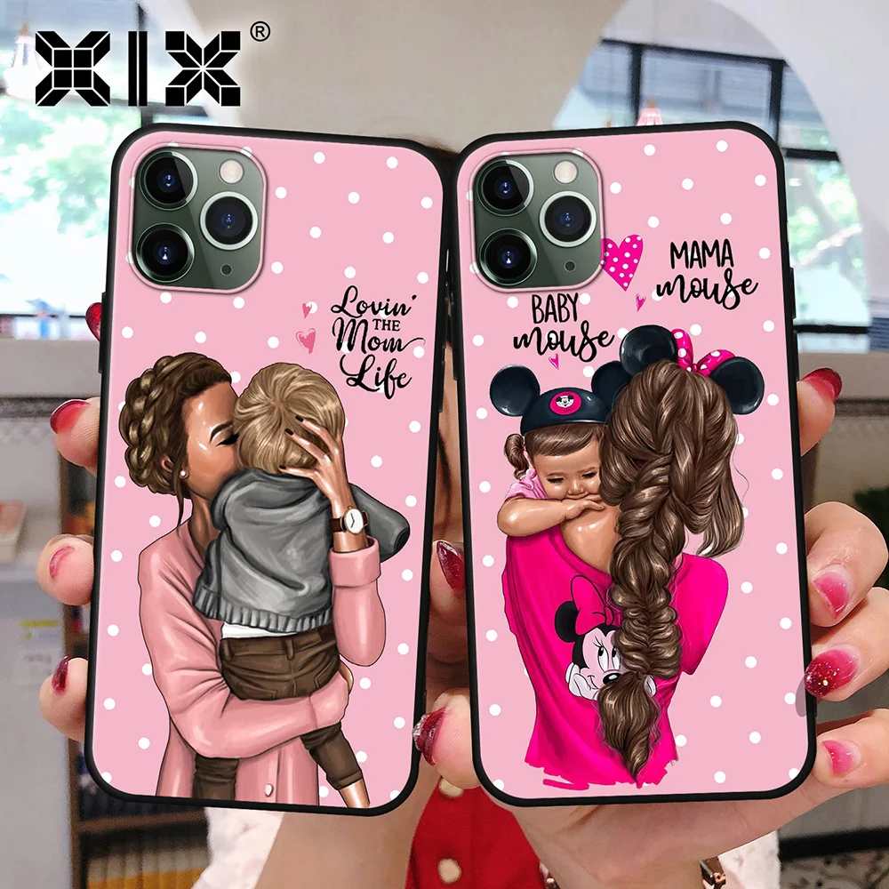 Чехол для iPhone 11 Pro, чехол для iPhone 5, 5S, 6, 6 S, 7, 8 Plus, X, XS, Max, Mom Love Baby, чехол для iPhone 7, мягкий чехол из ТПУ для iPhone XR, чехол