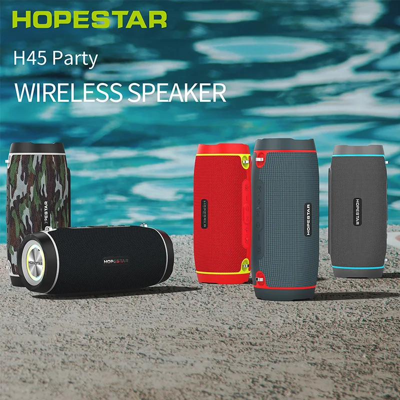 Уличная Водонепроницаемая Колонка HOPESTAR H45 портативная bluetooth-колонка 20 Вт высокая