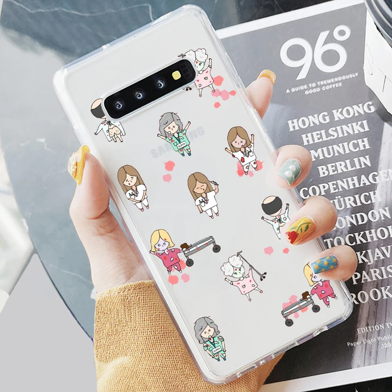 Чехол для телефона из мягкого ТПУ Samsung S6 S7 Edeg S8 S9 Plus S10 + S10E Lite | Мобильные телефоны и