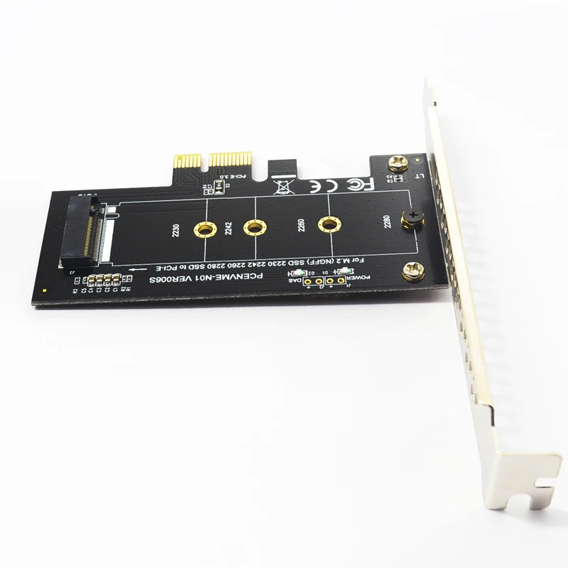 Плата PCIE на M2 адаптер PCI Express 3 0 X1 NVME SSD для сбора данных поддержка 2230 2242 2260 2280 M.2 |