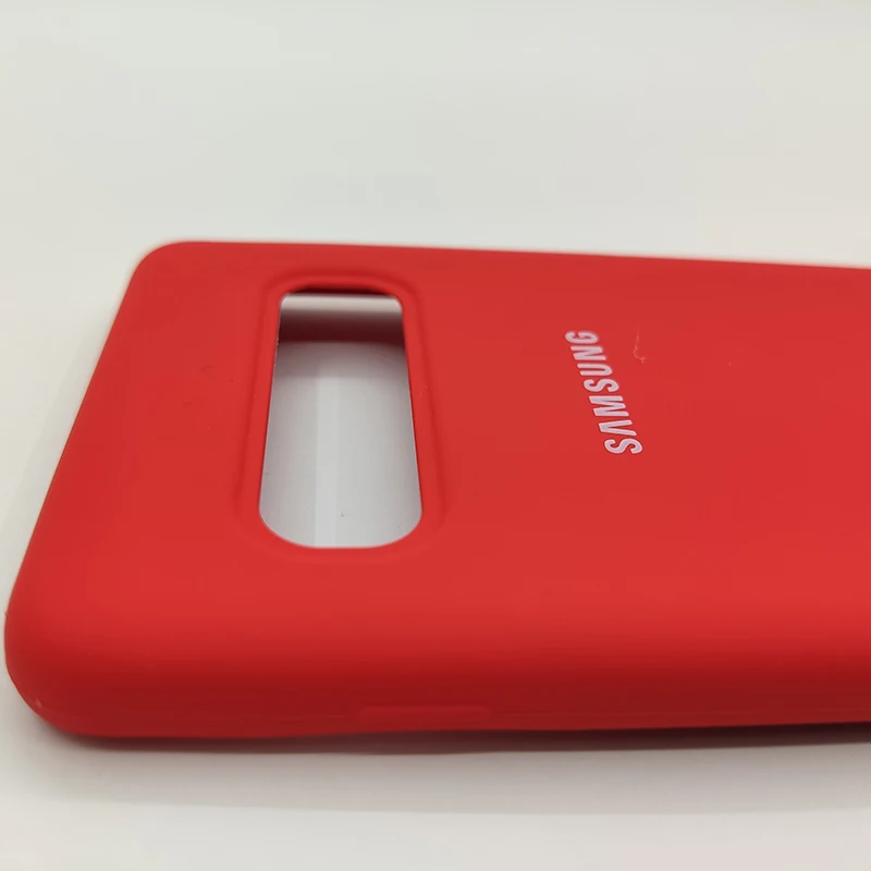 Samsung Galaxy S10 S9 S8 Plus жидкий силиконовый чехол шелковистый мягкий на ощупь для