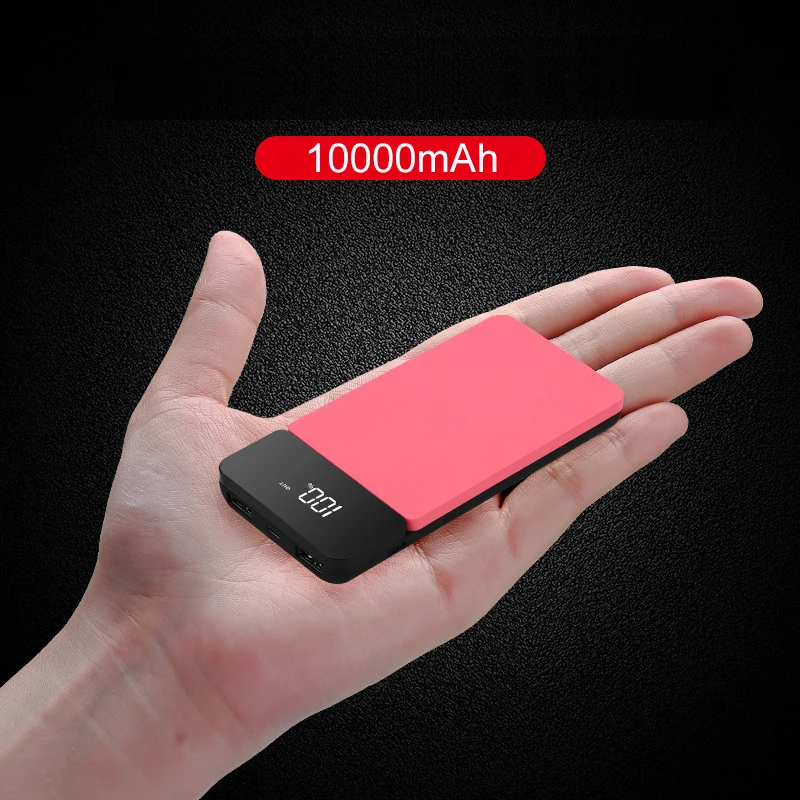 10000 мА/ч уникальный дизайн портативное зарядное устройство Power Bank Внешняя батарея