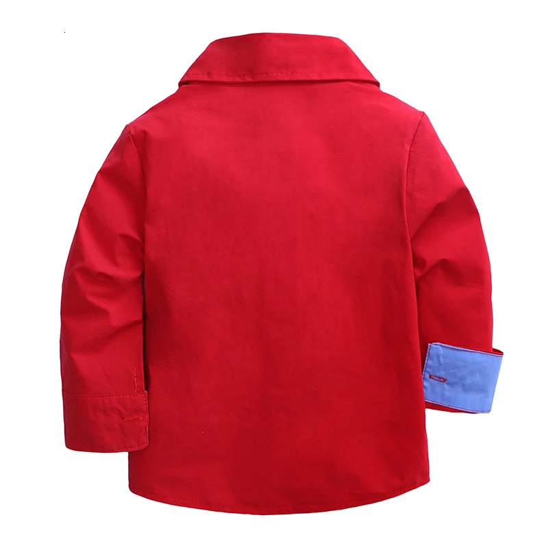 Официальная осенняя одежда для мальчиков Infantil рубашка с длинными рукавами штаны