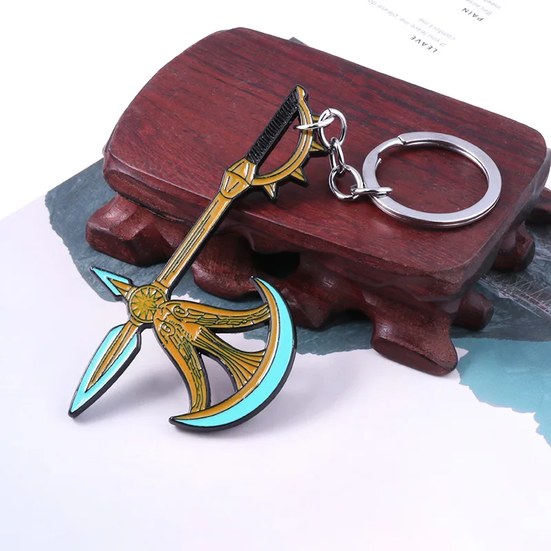 Брелок для ключей мужской металлический аниме Семь смертных грехов топор