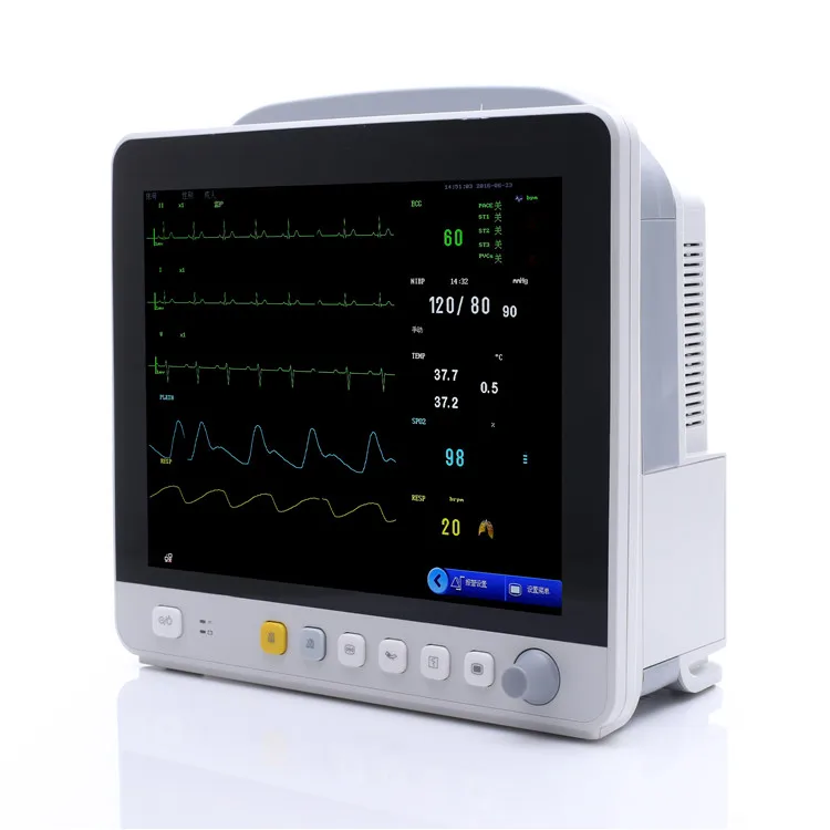 

TET LCD Display 12.1 Display Cardiac monitor Vital Signs monitor ICU Patient Monitor Multiparameter