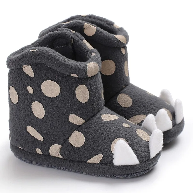 Toddler shoes kids boots Baby toddler girl Cute First Walk Winter Boots Polkat Dot Shoes #CL3 | Мать и ребенок