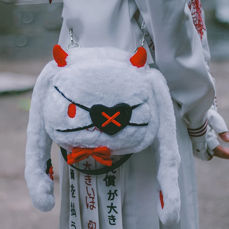 Оригинальный плюшевый рюкзак Demon Rabbit Lolita/JK/аниме Kawaii японская мягкая сумка для